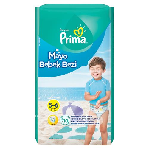 Prima Mayo Bebek Bezi 56 Beden 14+ Kg 10 Adet Farmasanal Prima Mayo Bebek Bezi 56 Beden 14+ Kg 10 Adet Farmasanal
