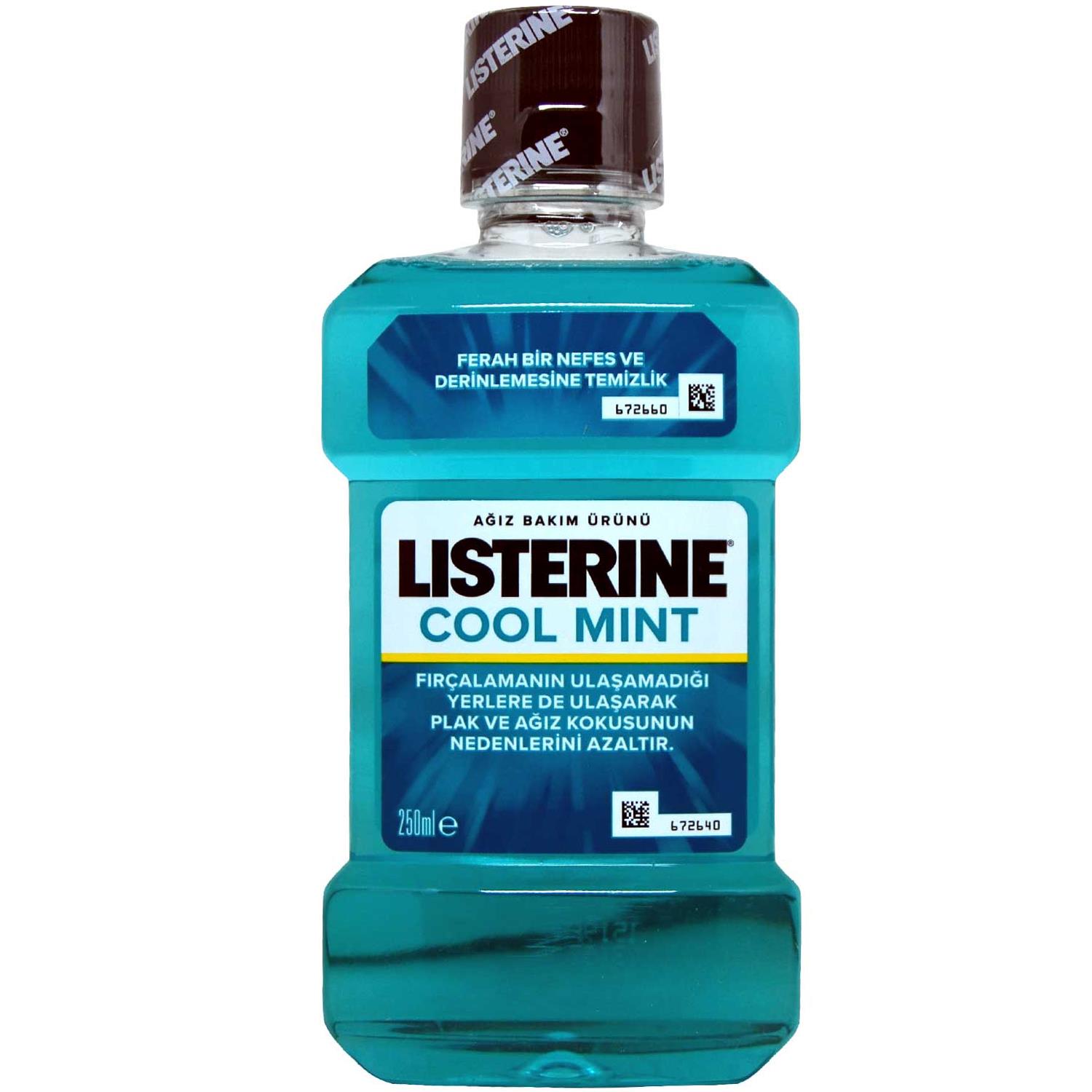 Listerine Cool Mint Nane Aromalı Ağız Bakım Suyu 250 ml Farmasanal