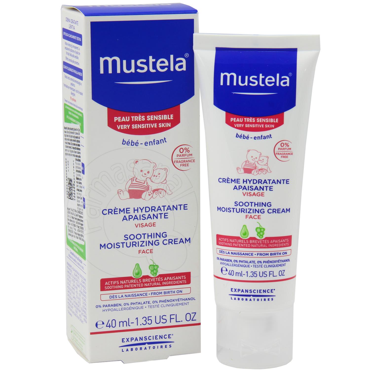 Mustela Çok Hassas Ciltler İçin Nemlendirici Krem 40 ml Farmasanal