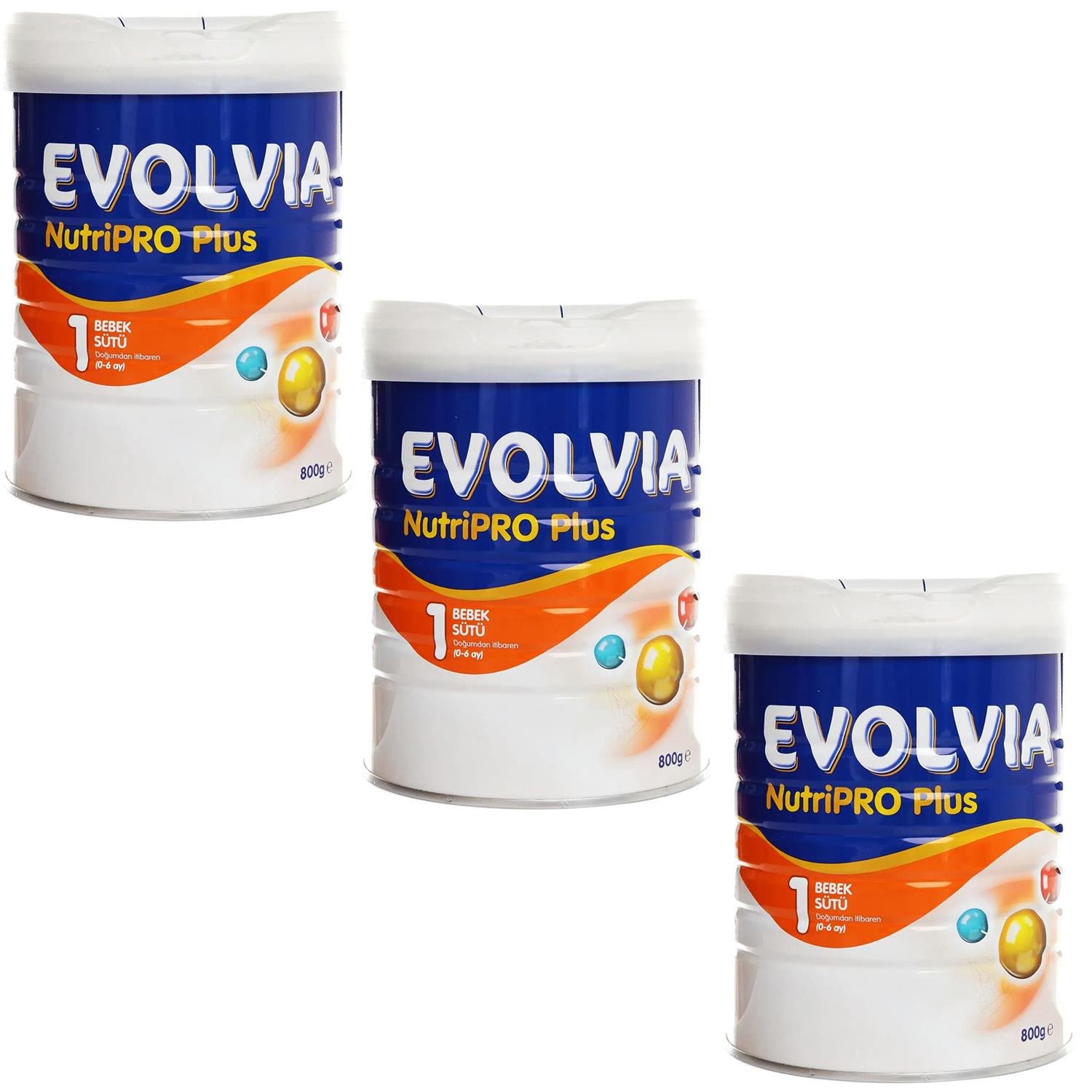 Evolvia Nutripro Plus 1 Bebek Sütü 800 gr (06 Ay) 3 ADET Farmasanal